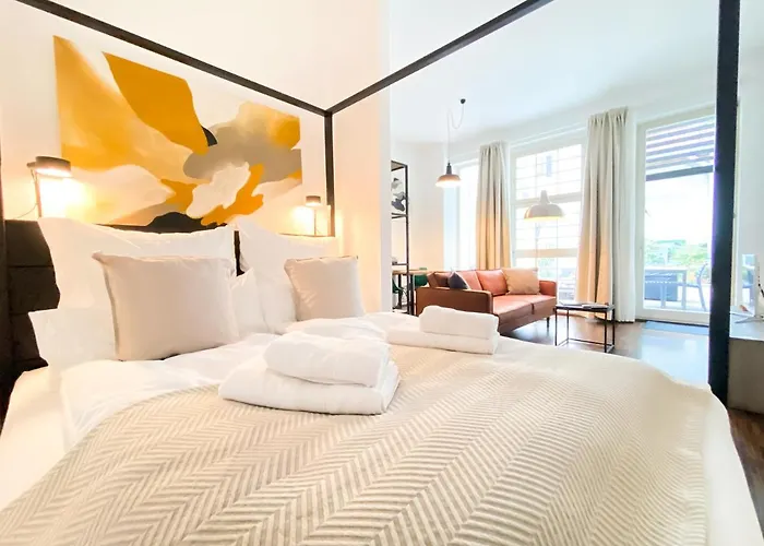 Modernes Loft-Apartment Inkl Tiefgarage Im Zentrum Leipzigs