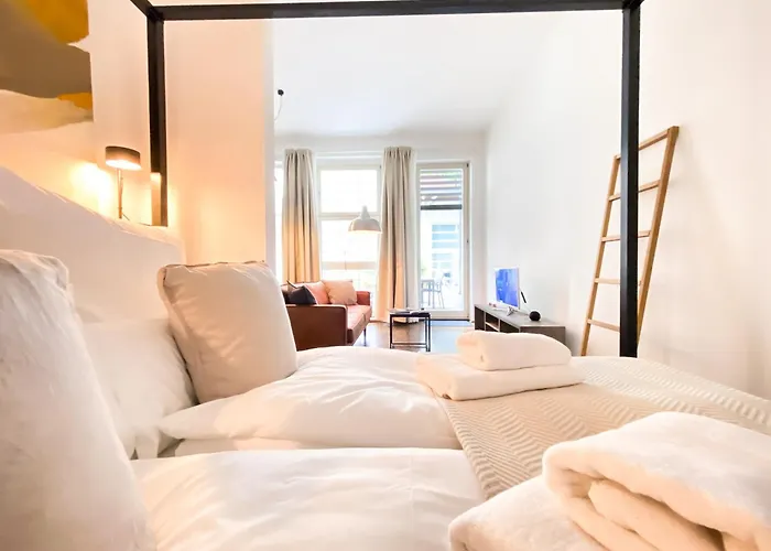 Modernes Loft-Apartment Inkl Tiefgarage Im Zentrum Leipzigs